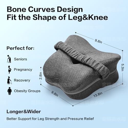 GESTONE Knee Leg Pillow for Side Sleepers