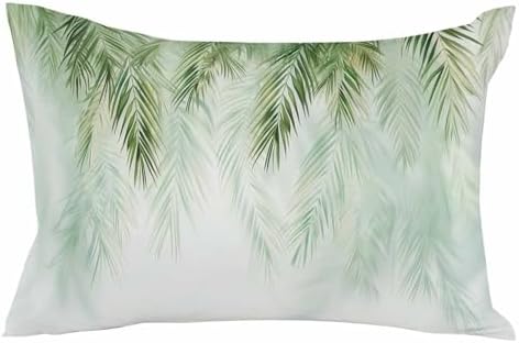 Waterproof Pillow Protector 2 Pack 12x20 Inches with Zipper and Nature Design