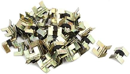 AexitFurniture Jewelry Gate Hardware Case Gift Box Spring Hinges Bronze Black