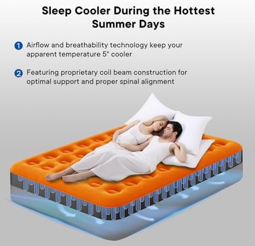 Luxchoice 9-Inch Air Mattress with USB Pump