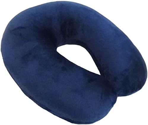 Wolf Essentials Adult Cozy Soft Microfiber Neck Pillow - Navy