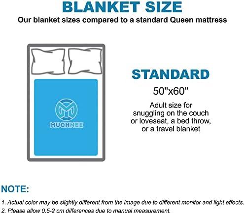 MUCHNEE Nurse Blanket - Personalized Throw for Nurses Students Graduates