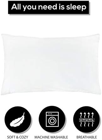 Aveesha 12 Pack White Pillowcases - 180 Thread Count Percale