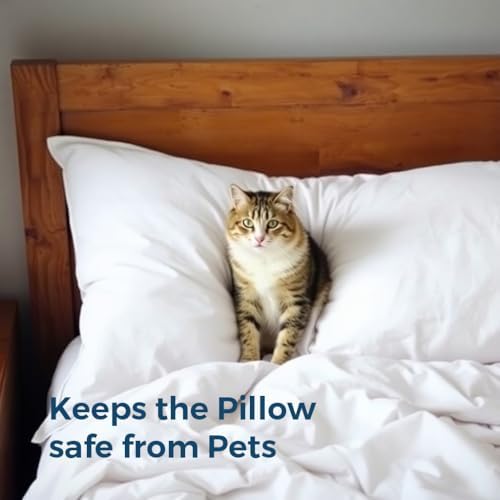 Dreamology Waterproof Pillow Protectors 4 Pack with Zipper