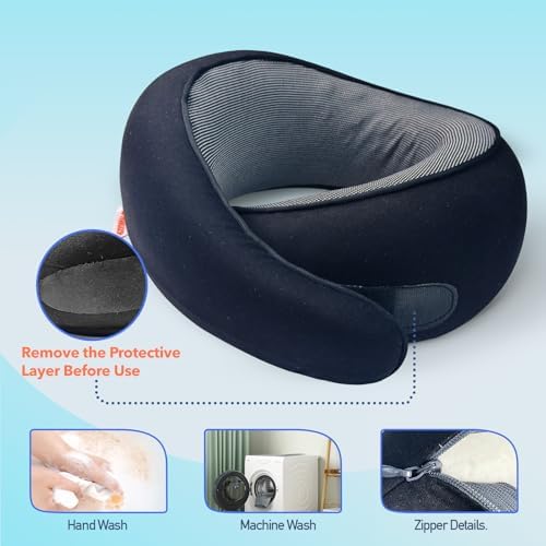 HWGIZP Travel Pillow with 360 Neck Support