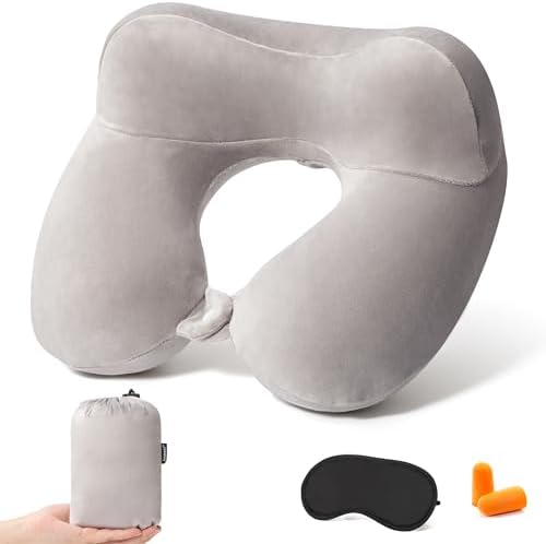 Anmerl Inflatable Travel Pillow for Comfort Traveling