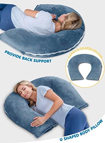 INSEN Reading Pillow with Zipper and Straps