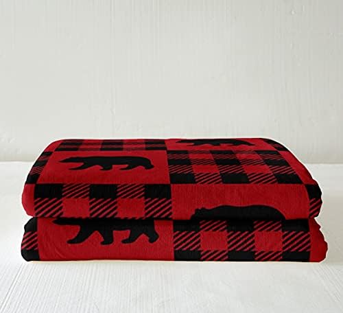 Feelyou Bear Throw Blanket Christmas Theme 1