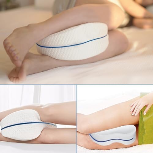 Tiwwie Orthopedic Knee Pillow for Side Sleepers