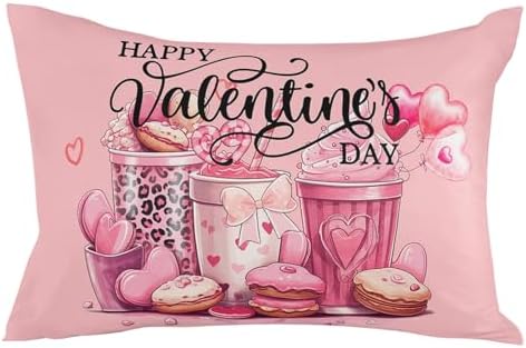 Waterproof Pillow Protector 2 Pack with Heart Shape Design 1
