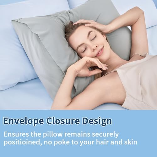 QUTOOL Cooling Pillow Cases Queen Size Set of 2