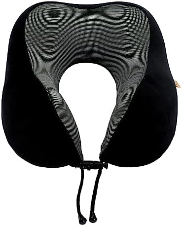 Makimoo Memory Foam Travel Pillow with 360-Degree Support
