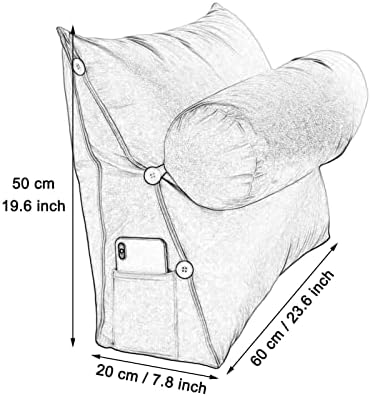 Karnado Lumbar Pillow with Neck Support and Decorative Design