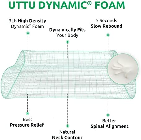 UTTU Adjustable Cervical Pillow for Neck Pain Relief