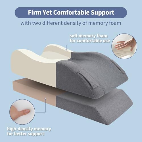 Adjustable Leg Elevation Pillow for Post Surgery Recovery