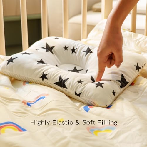 LUXHOUSE Unisex 13x9 Travel Pillow with Cool Cotton and Breathable Mesh