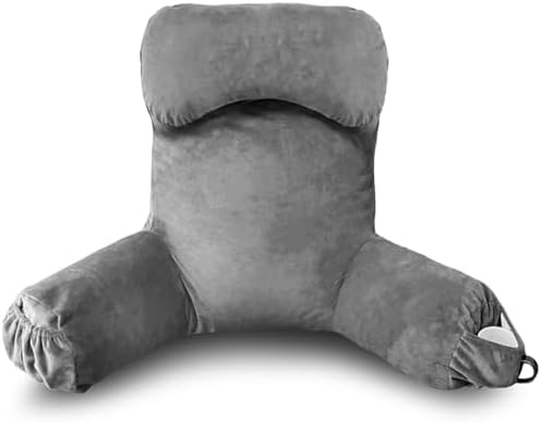 OAISZ Reading Pillow with Memory Foam and Extend Arms