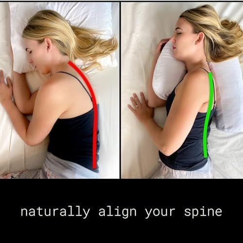 MISTIC COOL Side Sleeper Pillow with Ear Hole