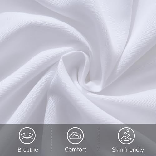 CULVE White Pillowcases 12-Pack 20x26 Envelope Closure