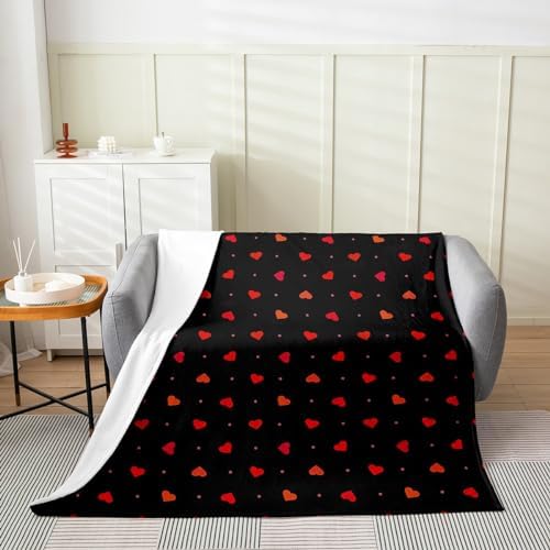 Jejeloiu Love Fuzzy Blanket 50x60 Inches