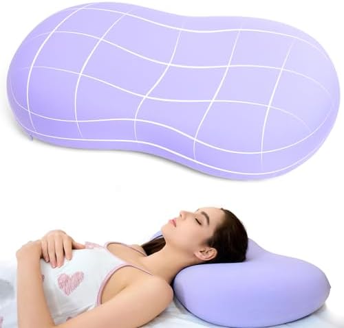 KEEPMOV Memory Foam Neck Pillow - Purple