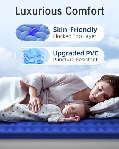 Xsleep Twin Air Mattress with Built-in Pump