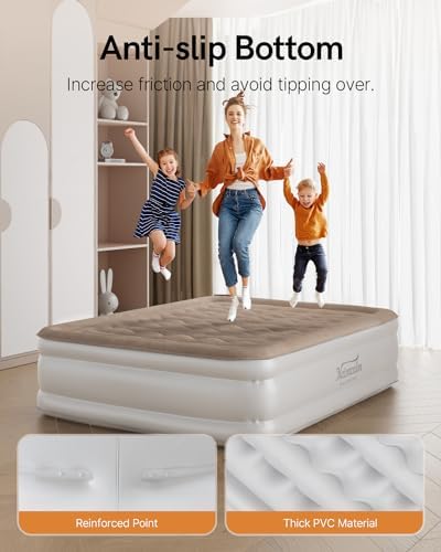 NatraCalm Air Mattress Full with Built in Pump