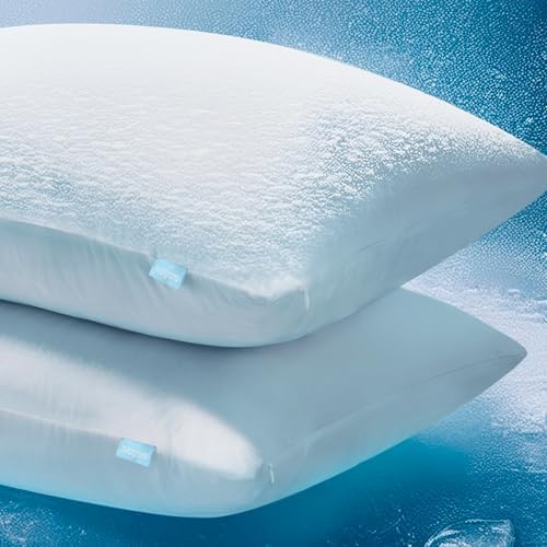 Niagara Set of 2 Cooling Pillow Cases - Light Grey