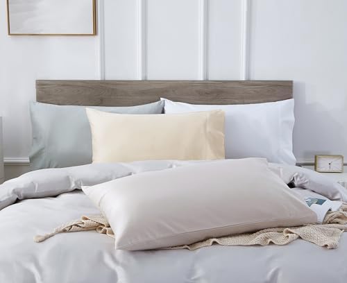 1000 Thread Count Cotton Pillow Cases Set of 2 100 Egyptian Cotton Sateen