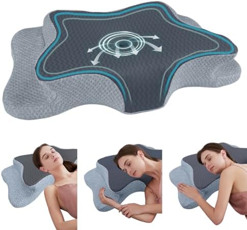 CHxxy Cervical Pillow for Neck Pain Relief and Comfort