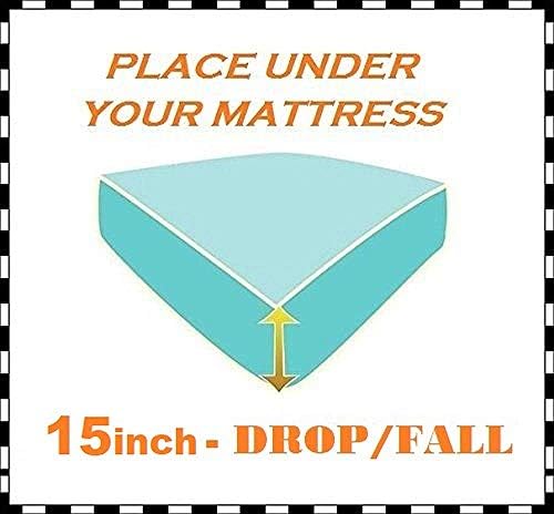 Elegant Comfort Navy Blue Bed Skirt with 15 Inch Drop