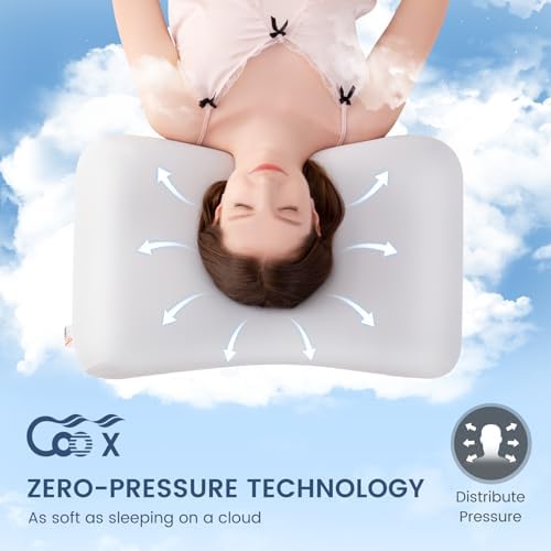 Elegear Deep Sleep Cooling Neck Pillow with Zero-Pressure Tech