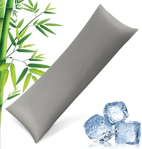 JamRest Body Pillowcase with Zipper Cooling Viscose from Bamboo