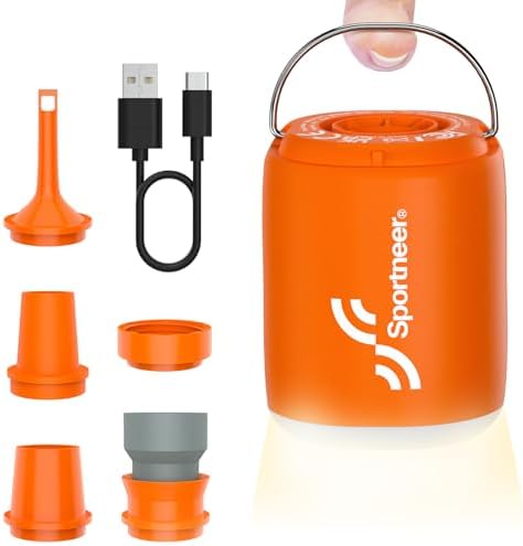 Sportneer Mini Air Pump for Inflatable Mattresses and Pool Floats