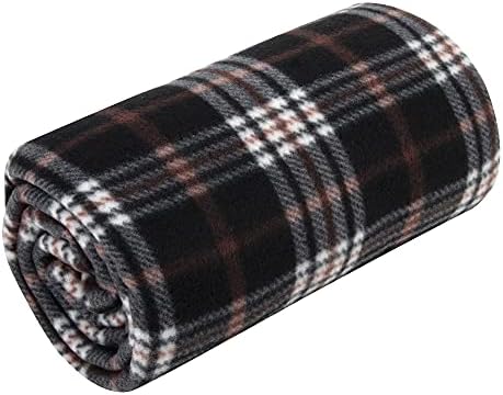Trail Maker 50x60 Plaid Fleece Throw Blanket