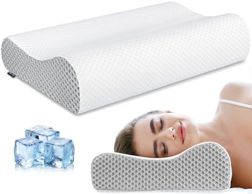 Pwperry Cervical Neck Pillow for Pain Relief and Comfort