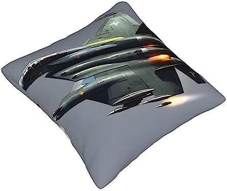 Ogniwo Jet Fighter Throw Pillow 12x12 Inch
