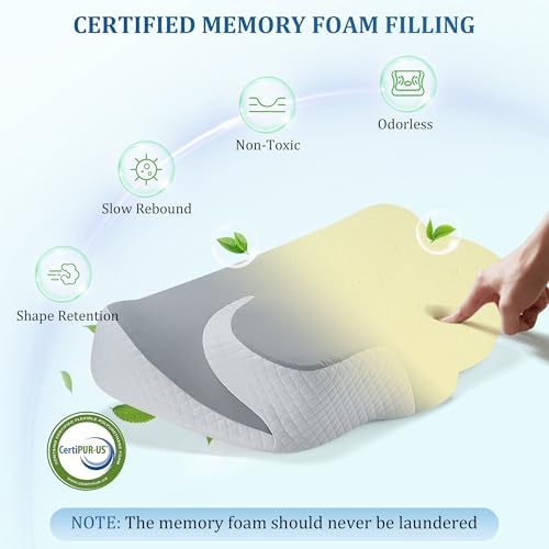 OneBlis Butterfly-Shaped Cervical Neck Pillow for Sleep