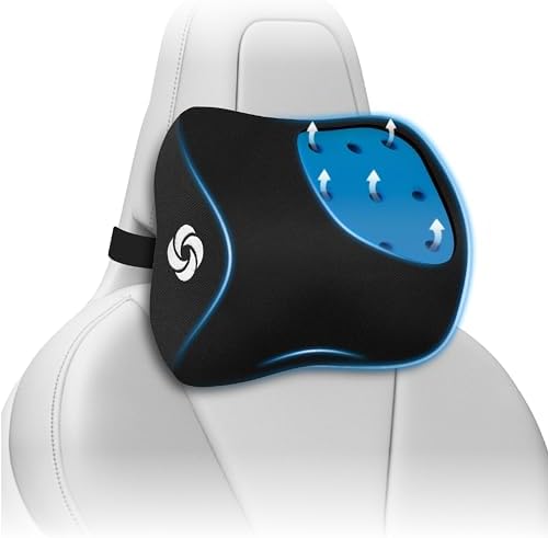 Samsonite Cooling Car Neck Pillow with Airflow Support