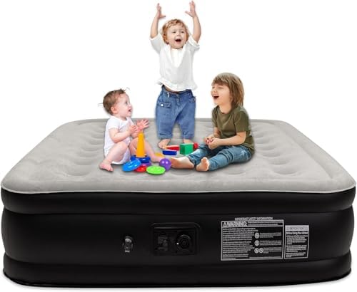 Oqsonwu 16 Queen Air Mattress with Built-in Pump