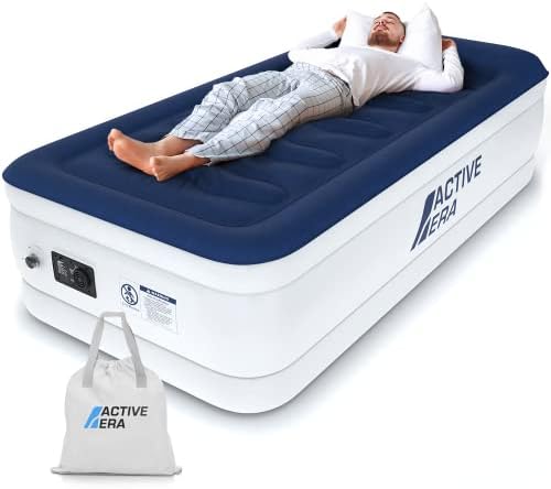 Active Era Luxury Twin Air Mattress with Built-in Pump