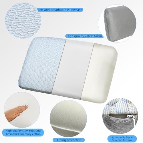Crisonky Travel Pillow with Carry Bag and Cooling Fabric