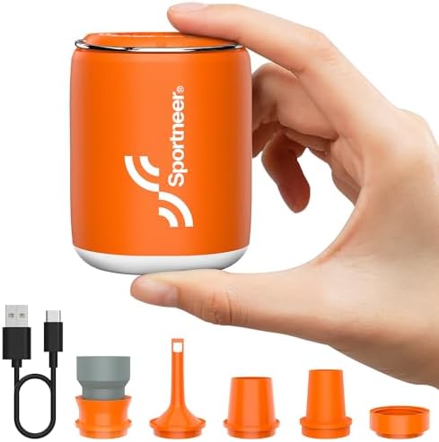 Sportneer Mini Air Pump for Inflatable Mattresses and Pool Floats