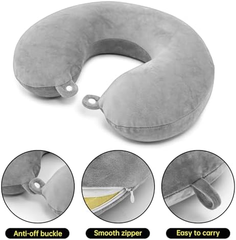 Philbinden 2 Pack Travel Neck Pillow Covers 1