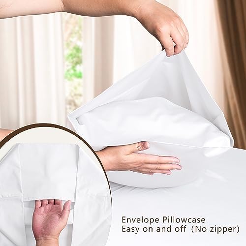 1000 Thread Count Cotton Pillow Cases Set of 2 100 Egyptian Cotton Sateen