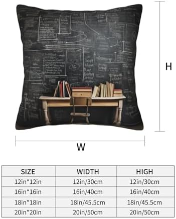 Black Textured Marble Pillow Soft 12x12 Inch Cushion Cover