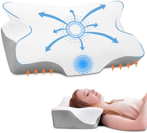 Anvo Cervical Pillow for Neck and Shoulder Pain Relief