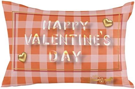Waterproof Pillow Protector 2 Pack Happy Valentines Day