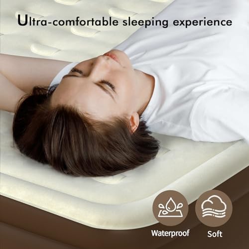 VOSSER Queen Air Mattress with Built-in Pump