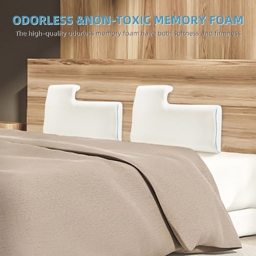 Couples Anti-Pressure Memory Foam Pillow with Arm Hole